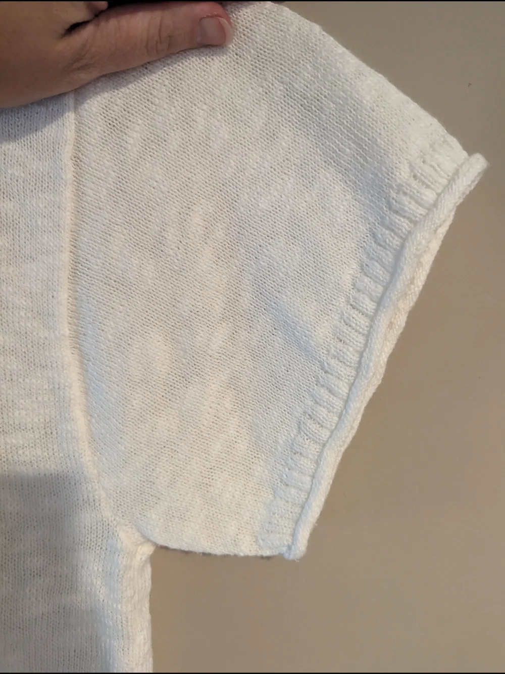 NWT-J. Crew Women's Short-Sleeve Sweater in Cream
